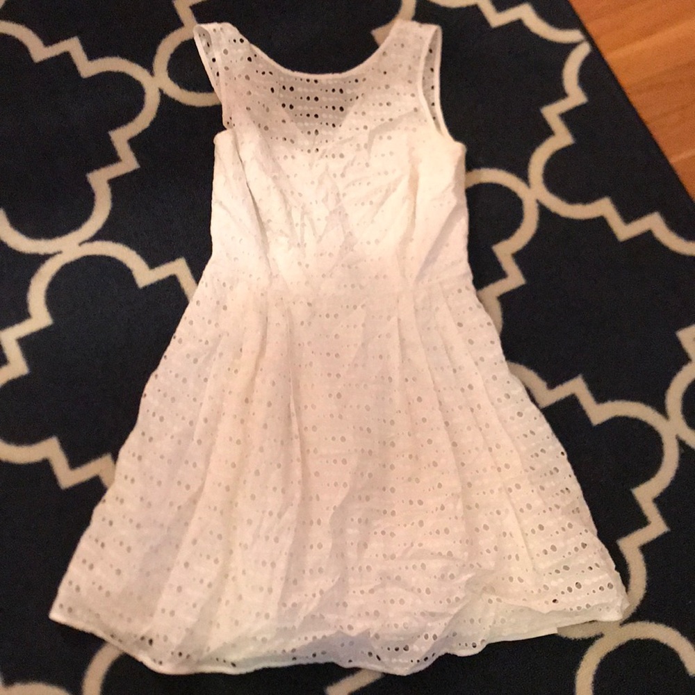 White Eyelit Dress